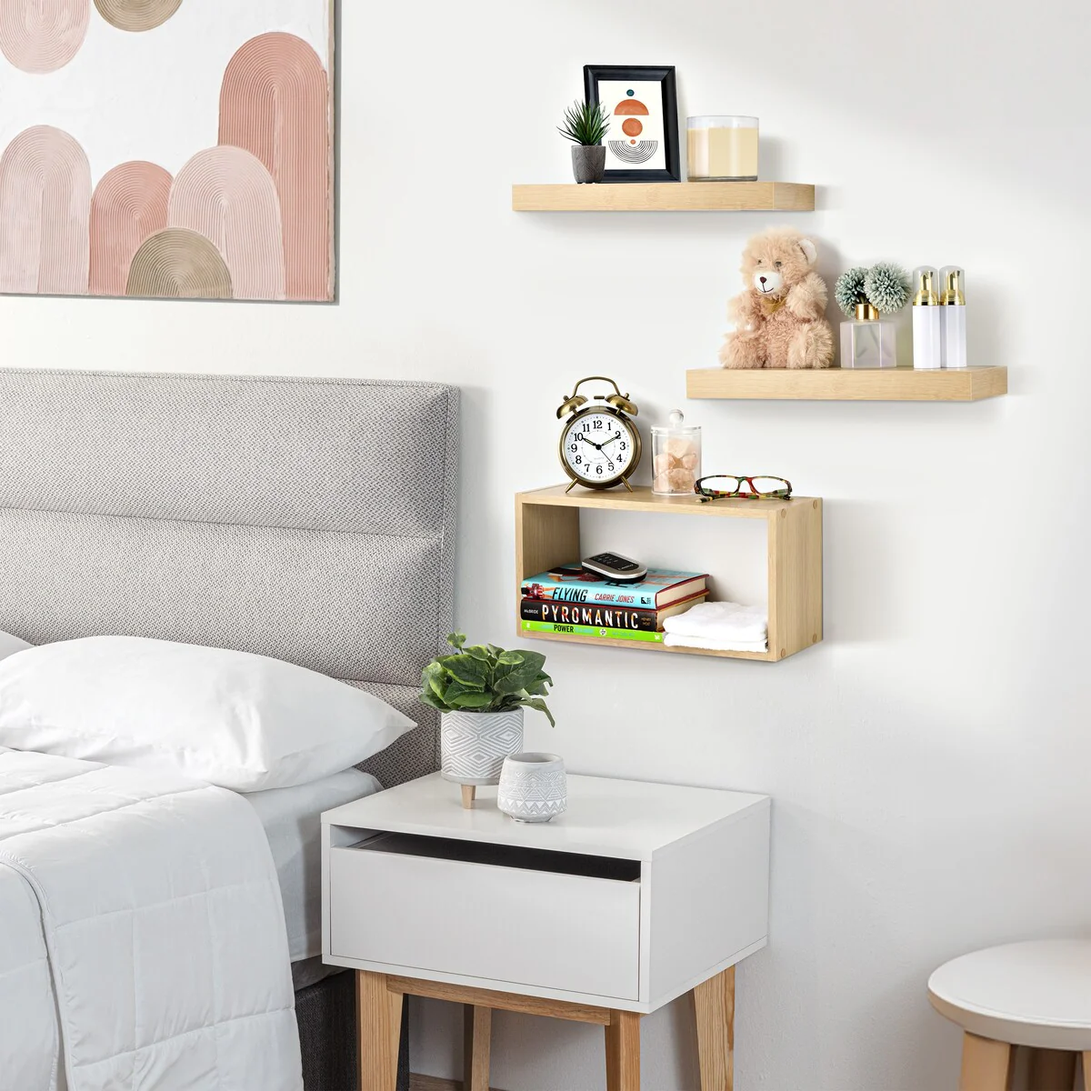 Sorbus Floating Shelves for Wall Set of 3 - 16