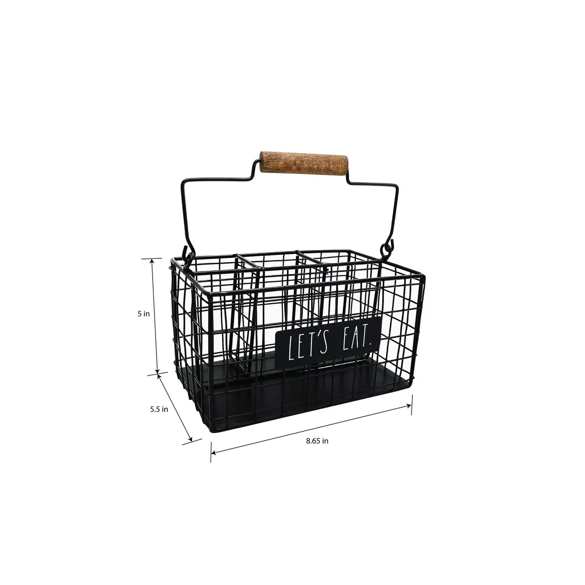 Rae Dunn 4 Section Utensil Holder