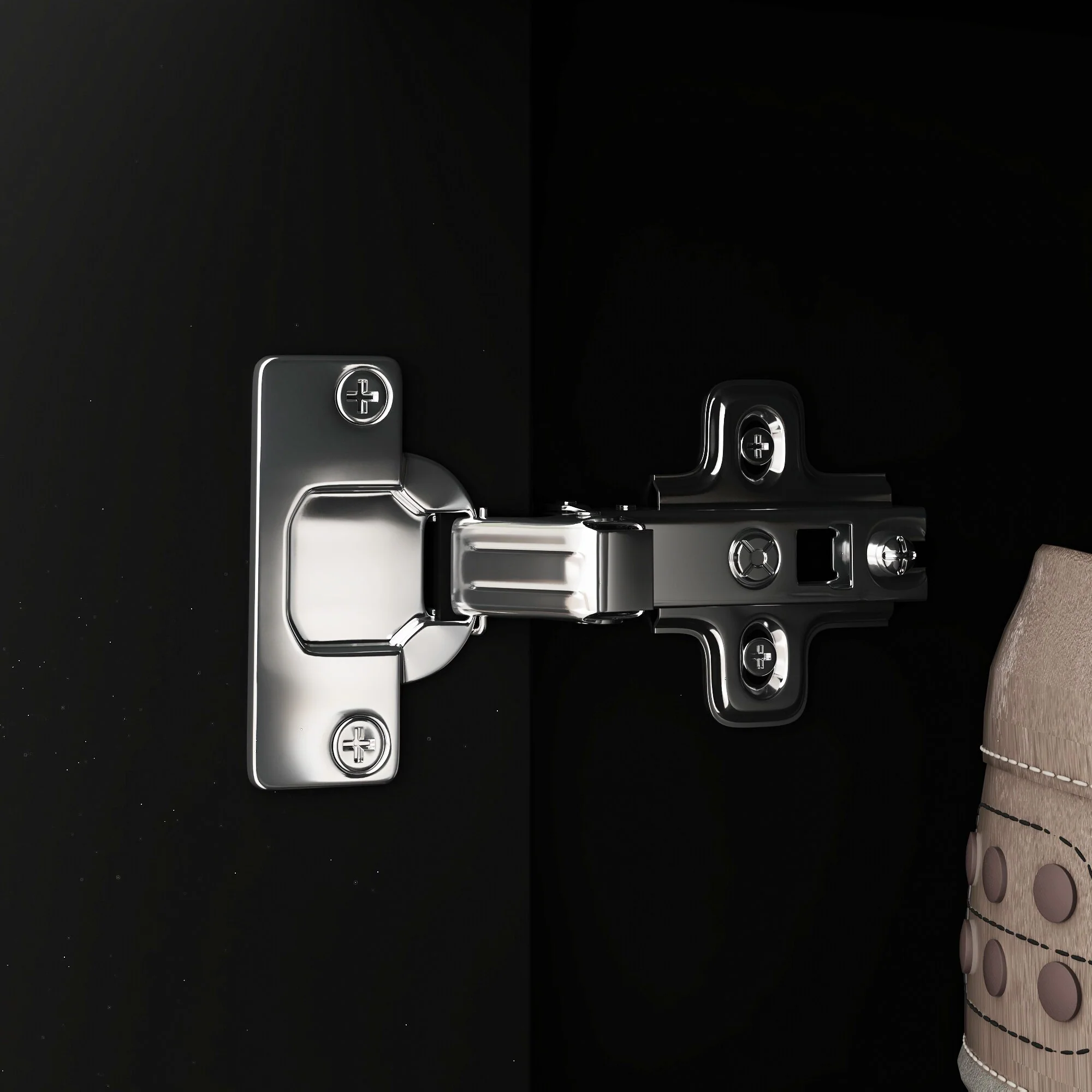 Hallway Shoes Storage Cabinet Bench with 2-Door & Padded Seat Cushion