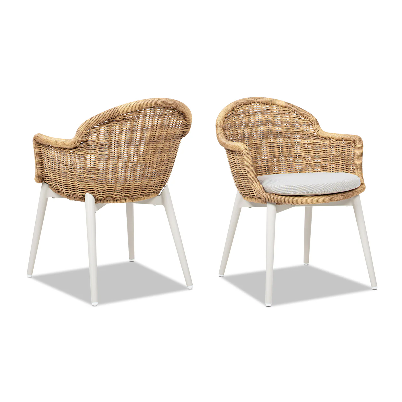 Santorini Outdoor Dining Chairs, Set of 2