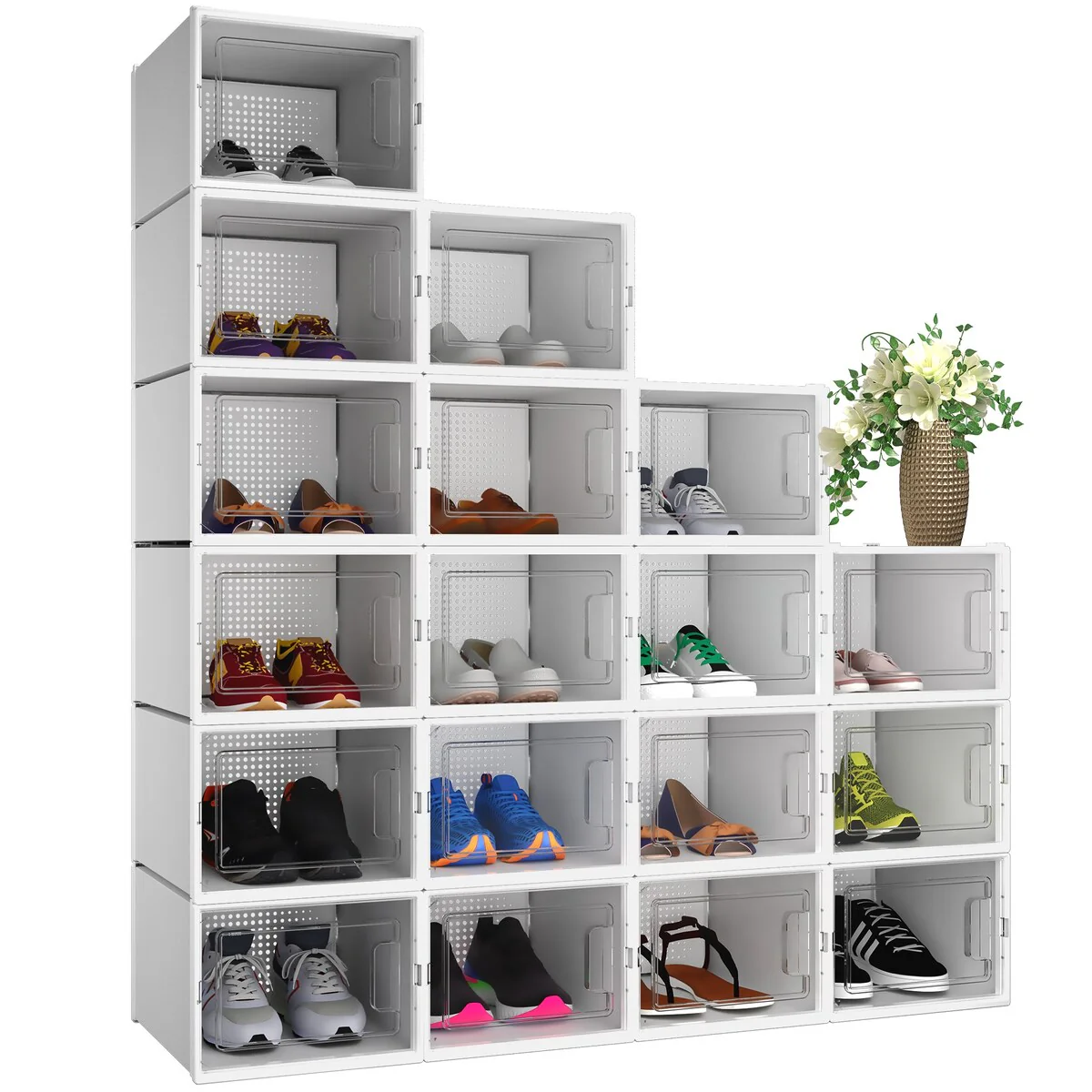 Modern Stackable Shoe Storage Box