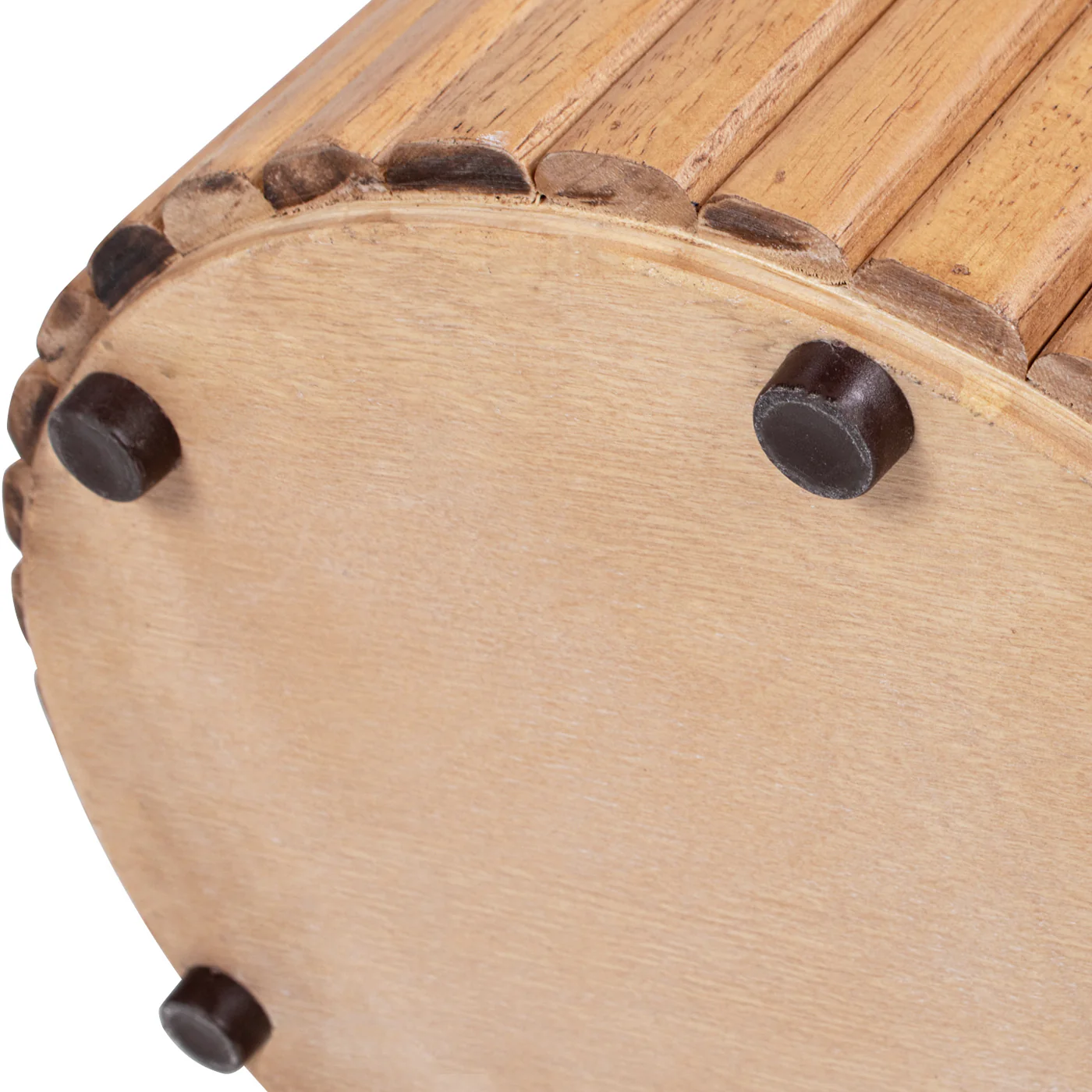 Kenzie Fluted Pillar Round Side Table