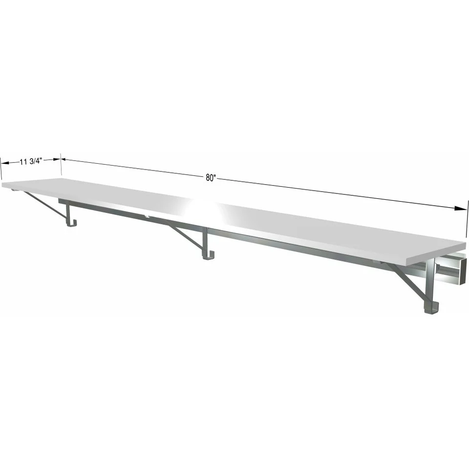 arrange a SPACE RCSS12 Single Wall Mounted Shelf (SHELF ONLY - no hang)