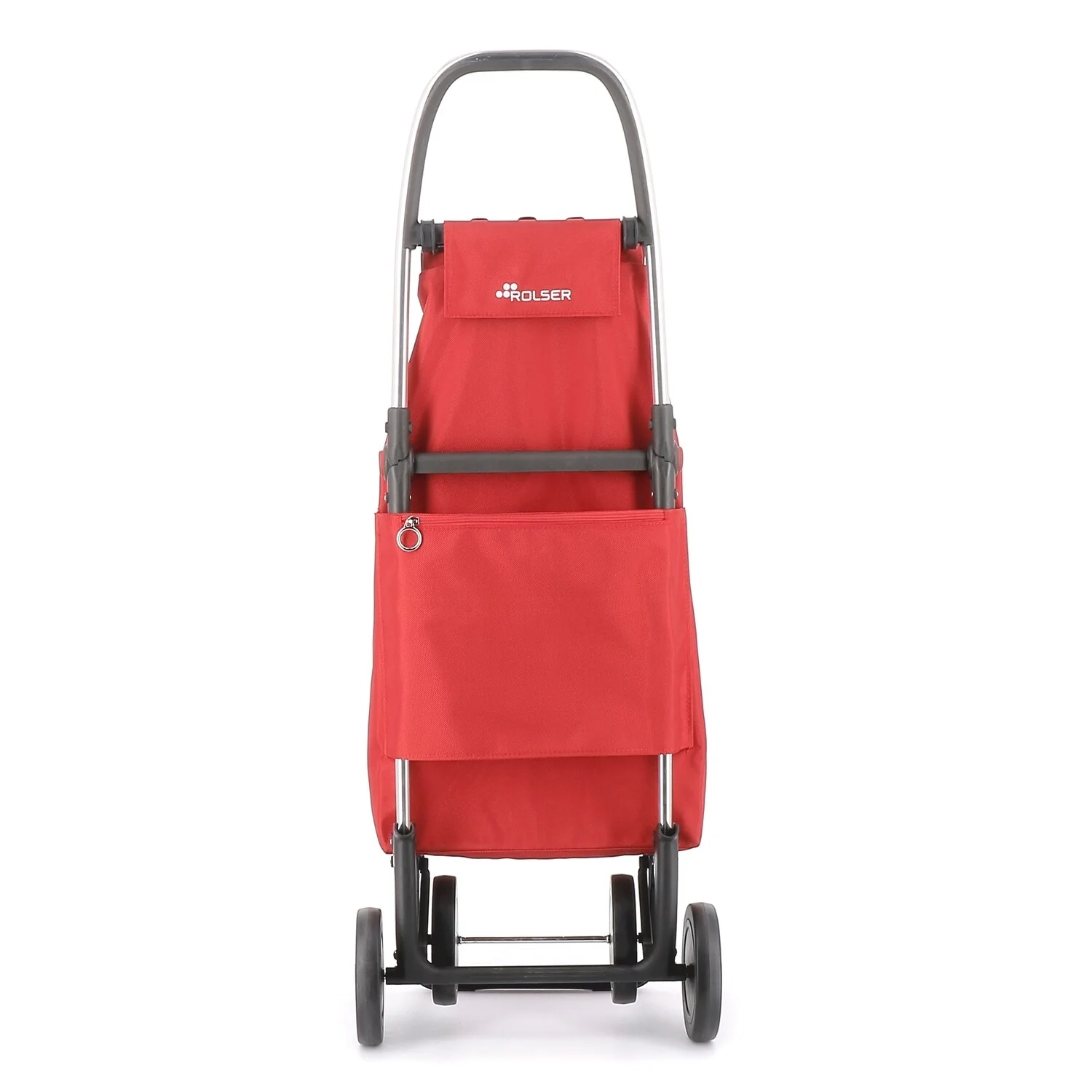 Rolser I-Max MF 4 Wheel Foldable Shopping Trolley - 15.35 in. W x 41.34 in. H x 12.6 in. D