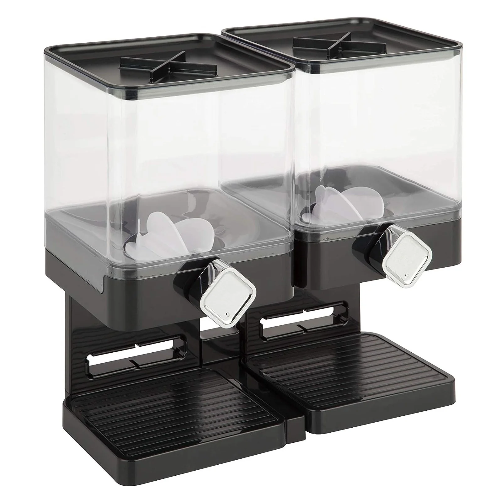 ColourTreeUSA 3.5L Single or Double Square Commercial Dry Food Dispenser