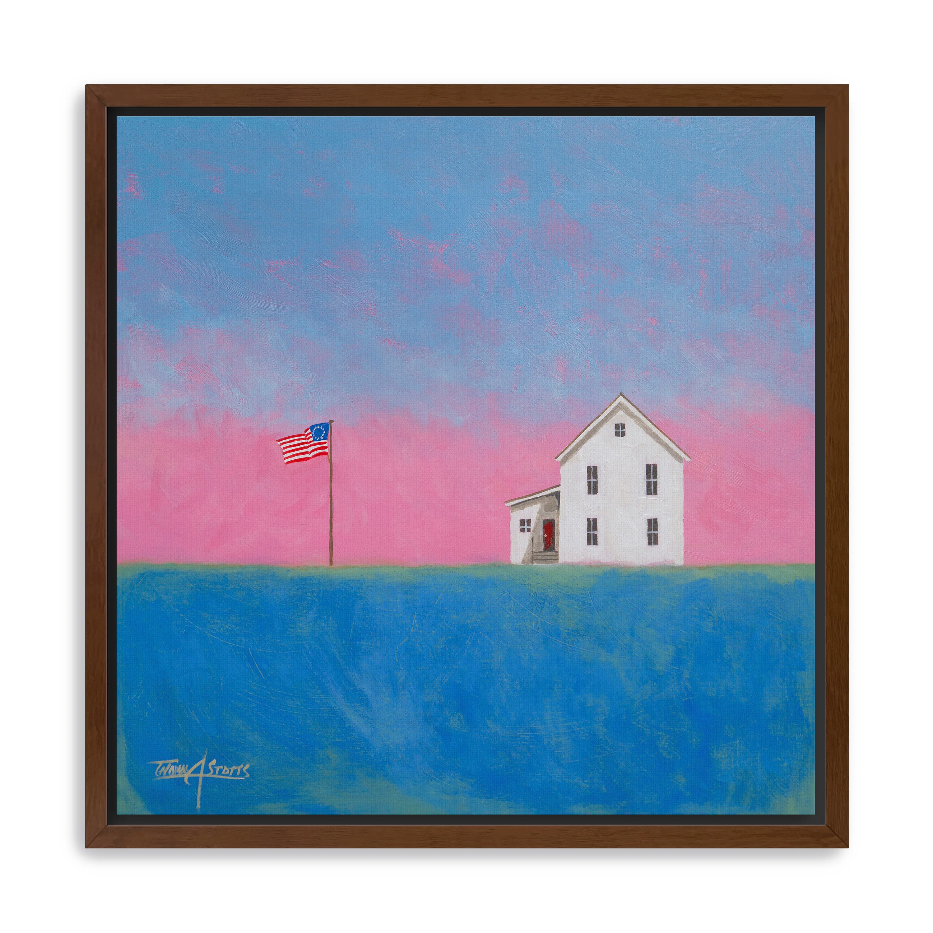 Echoes I Canvas Giclee