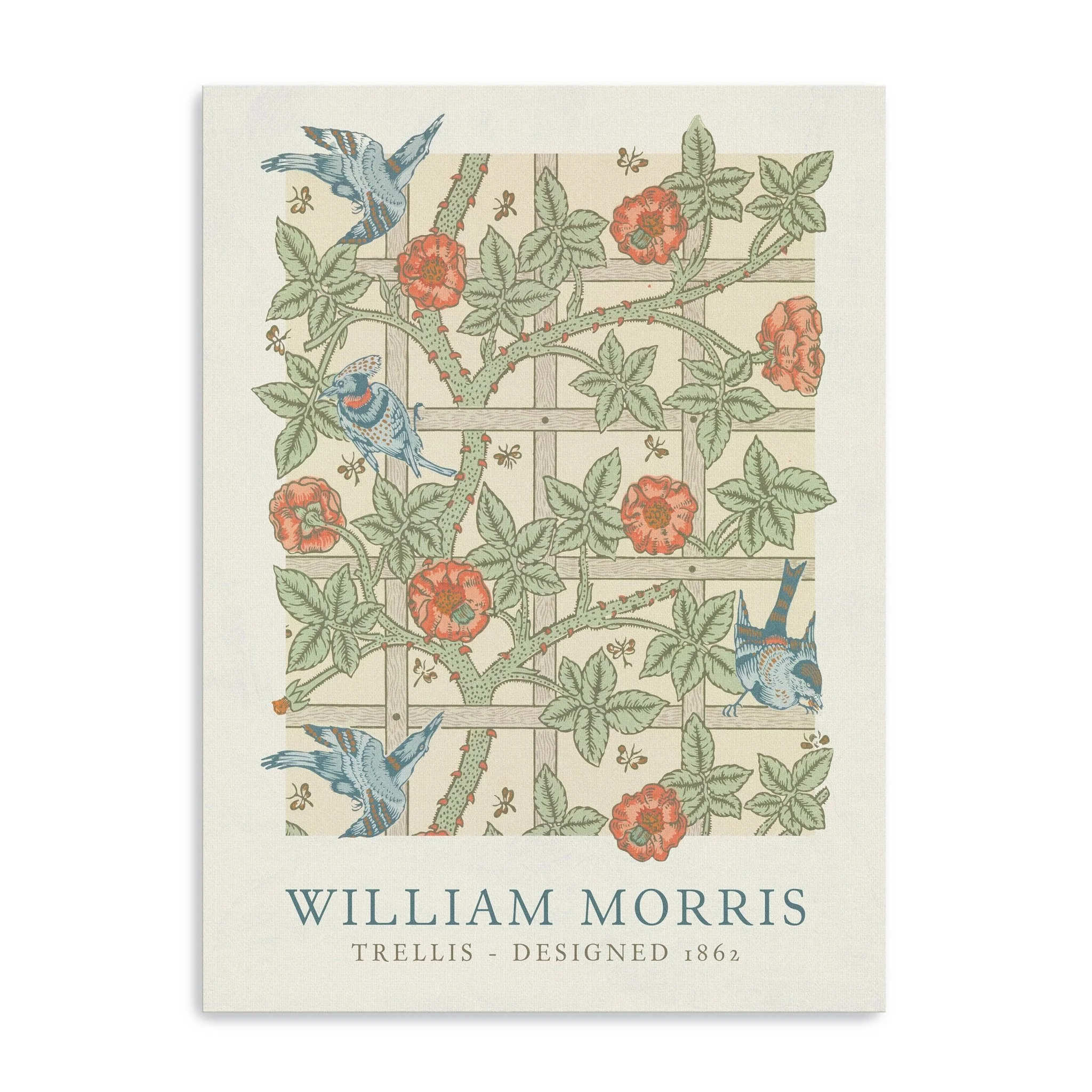 Trellis Canvas Giclee Wall Art