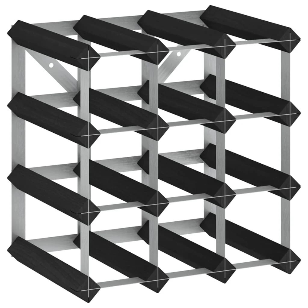 vidaXL Countertop Wine Rack Bottle Holder Wine Storage Organizer Solid Wood