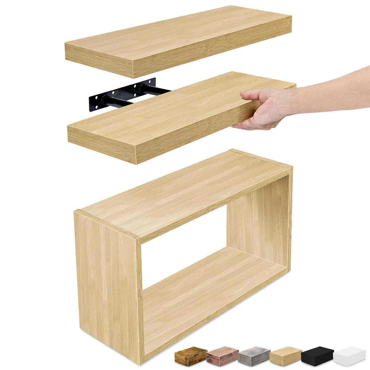 Sorbus Floating Shelves for Wall Set of 3 - 16