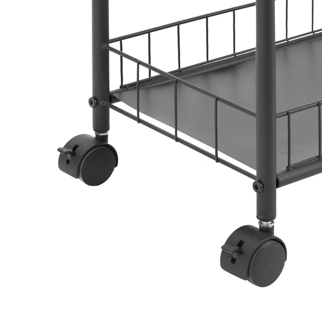 6-Tier Rolling Cart Gap Kitchen Slim Slide Out Storage Tower Rack with Wheels