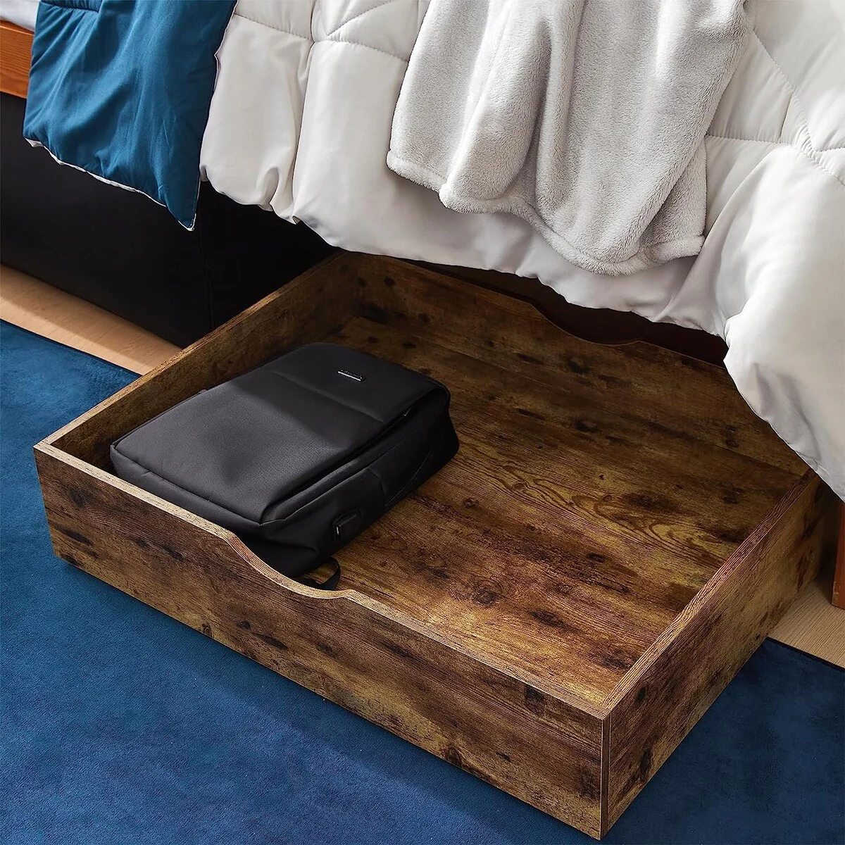 The Storage MAX - Underbed Wooden Organizer with Wheels
