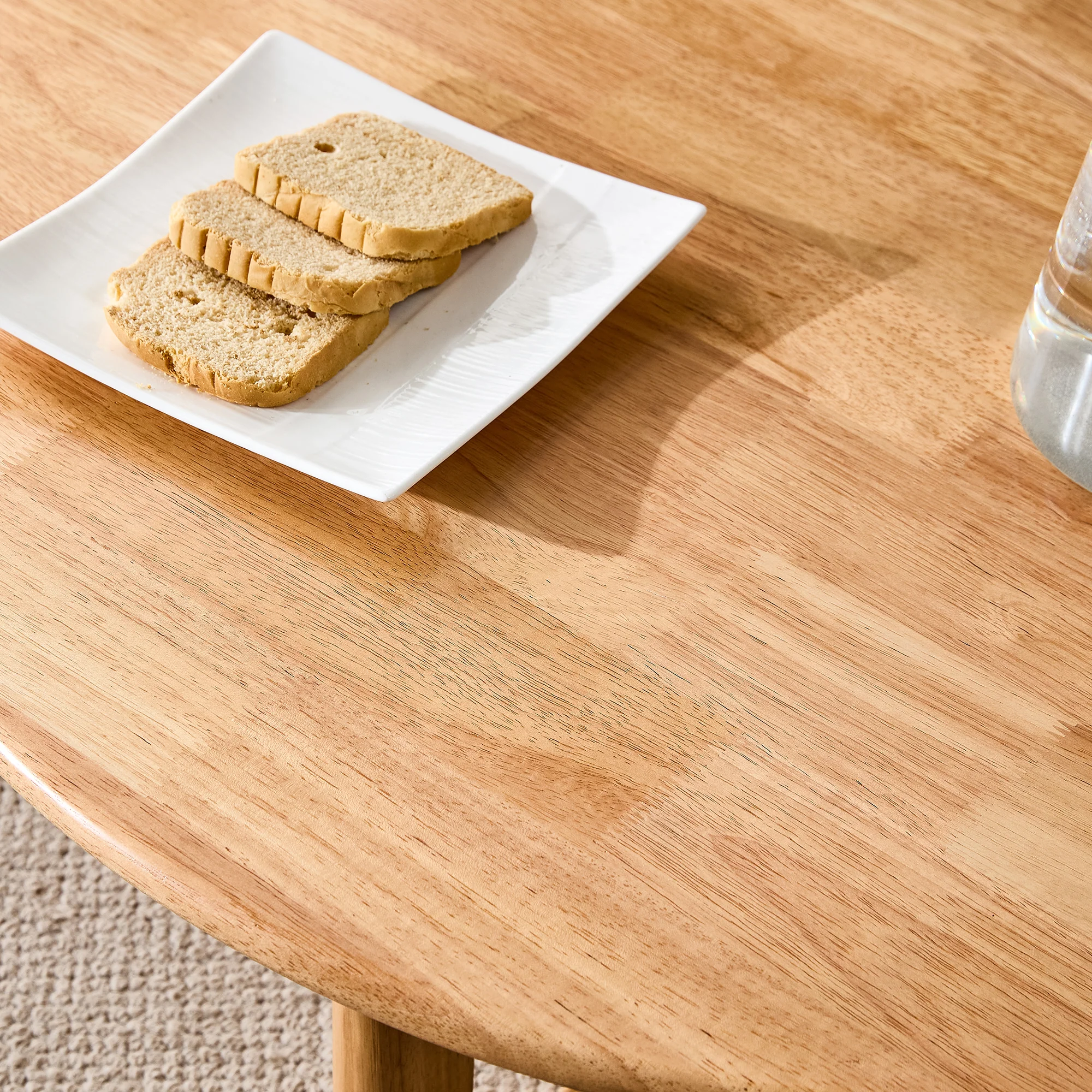 Naturally Elegant Wooden Coffee Table