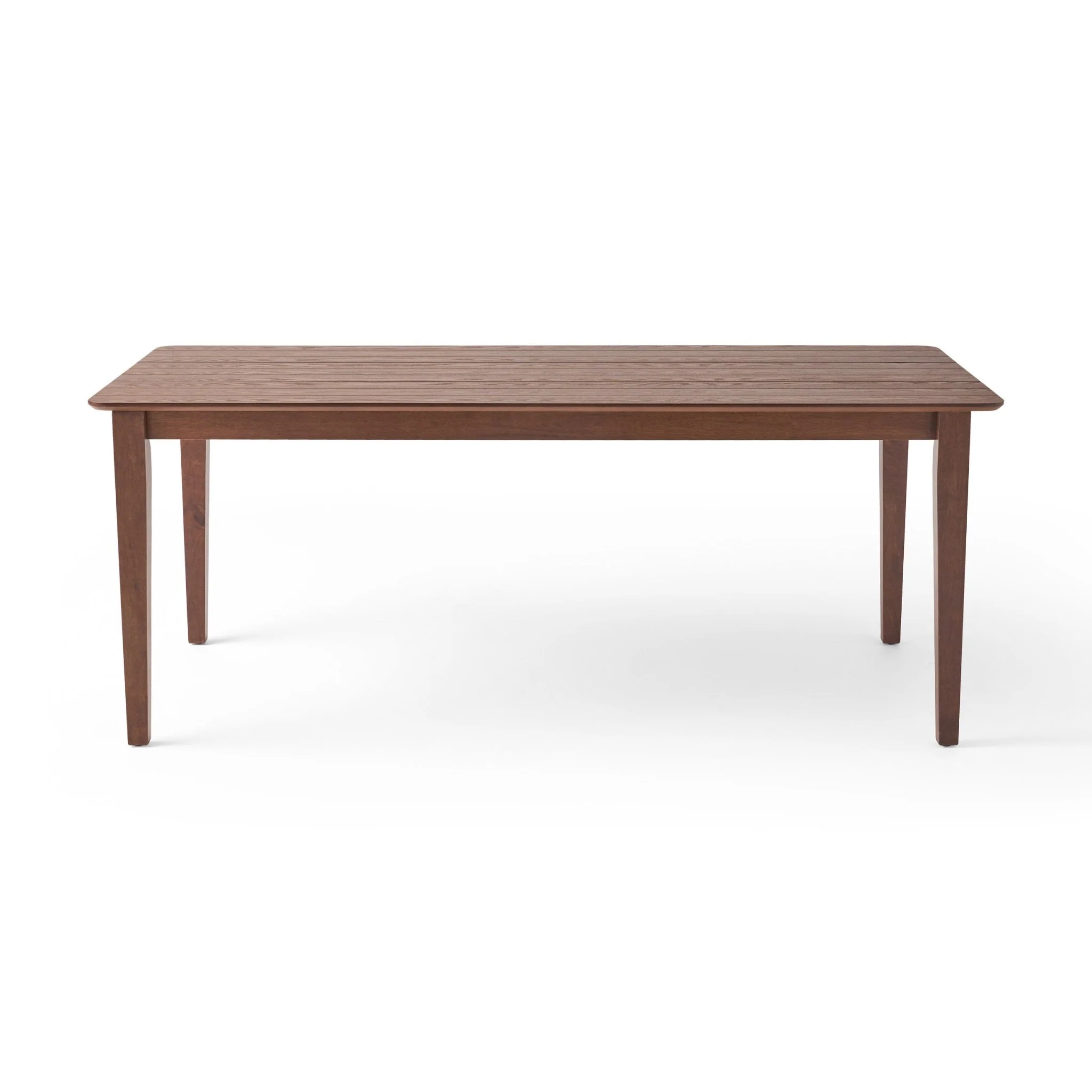 Solid Wood Dining Table with Square Legs