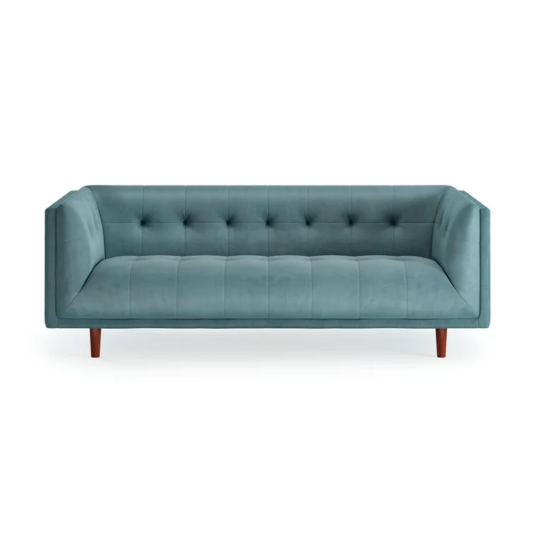 George 82'' Velvet Sofa