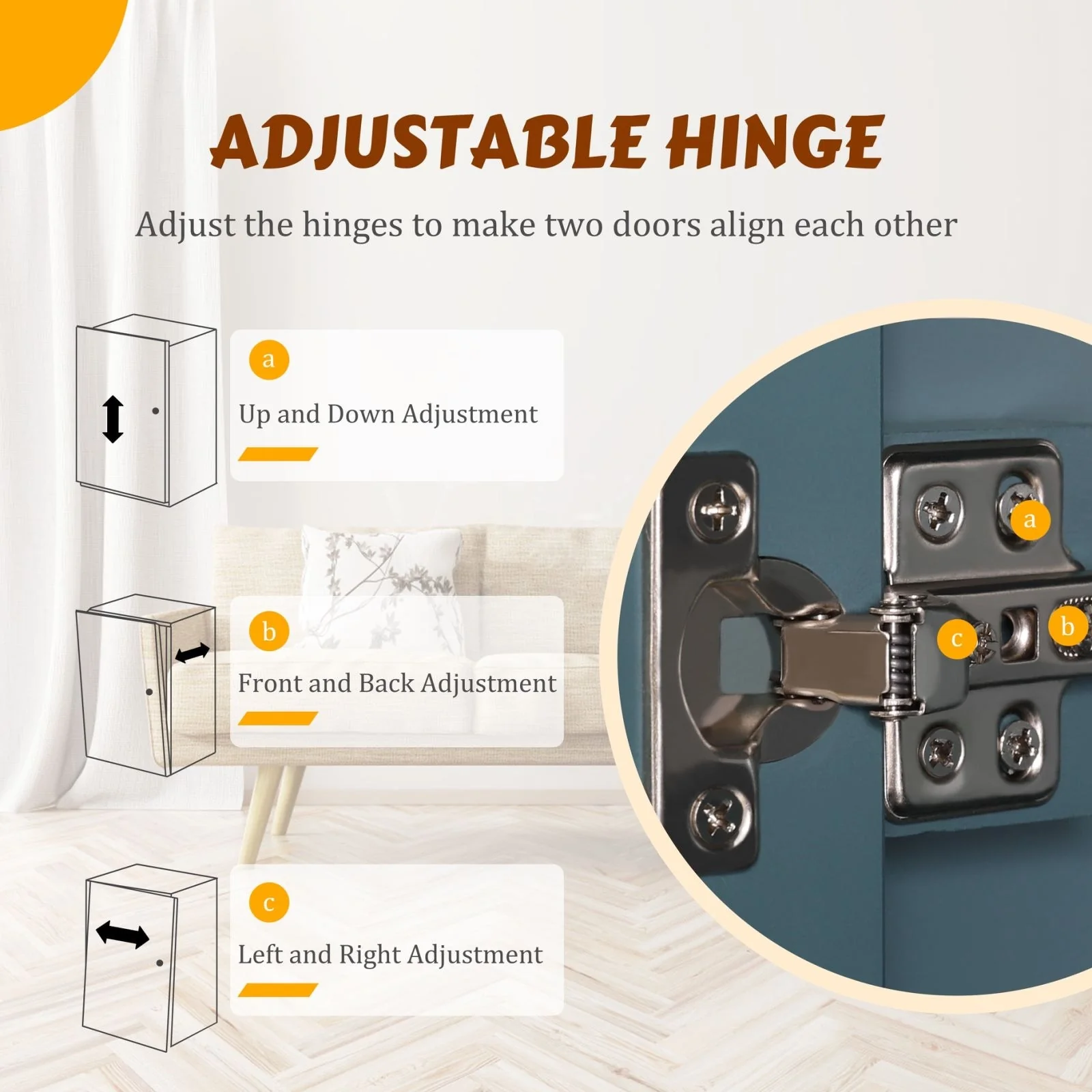 VEIKOUS Kitchen Pantry Storage Cabinet Cupboard with Framed Glass Door and Drawer