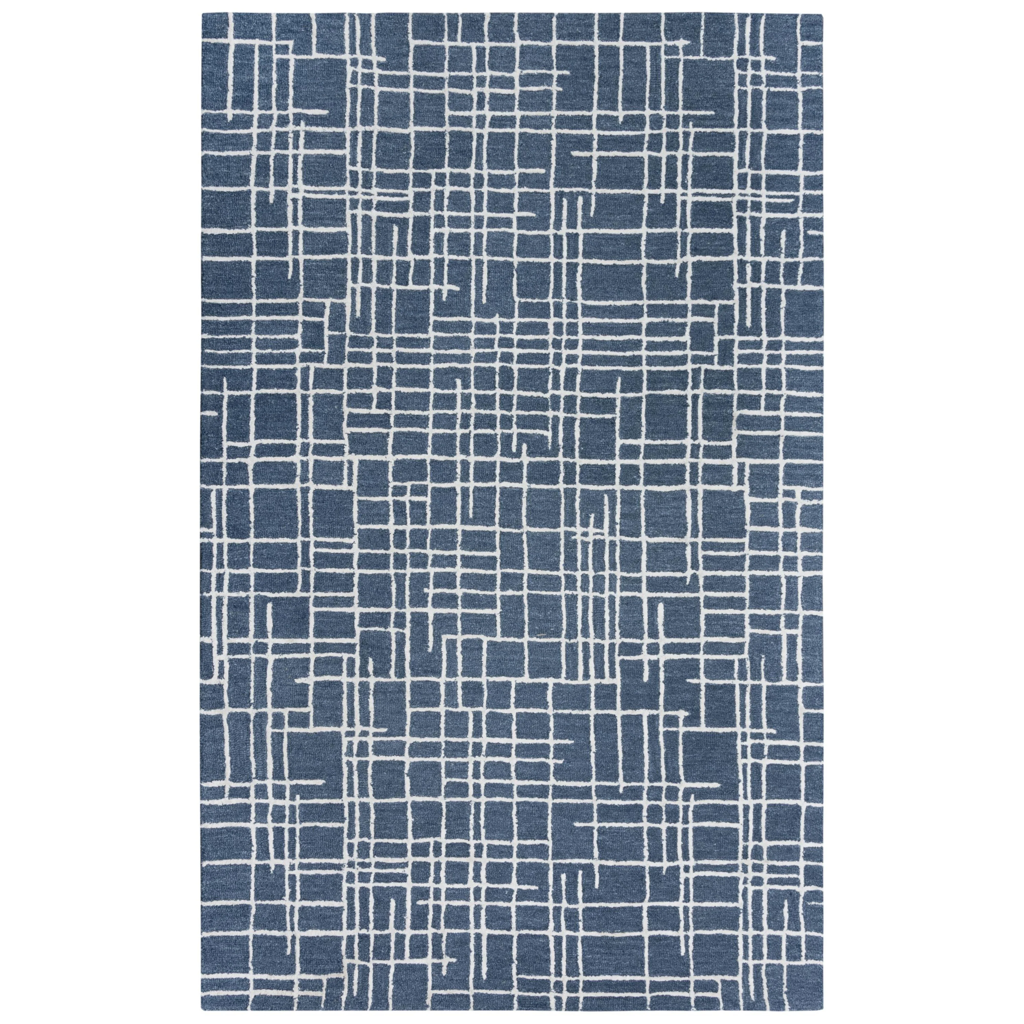 Jazz Hand Tufted Geometric Area Rug