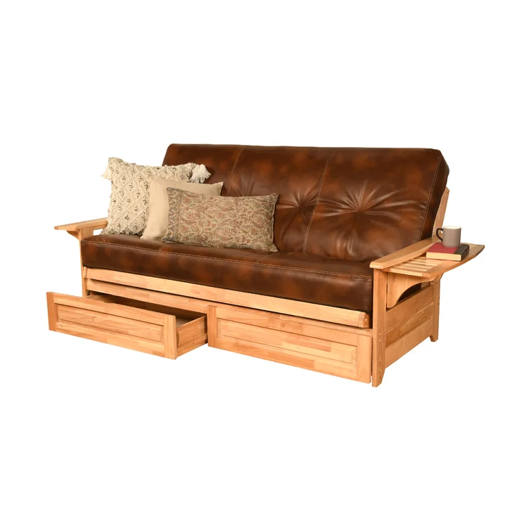Stratford Full Futon and Mattress with Drawer Set