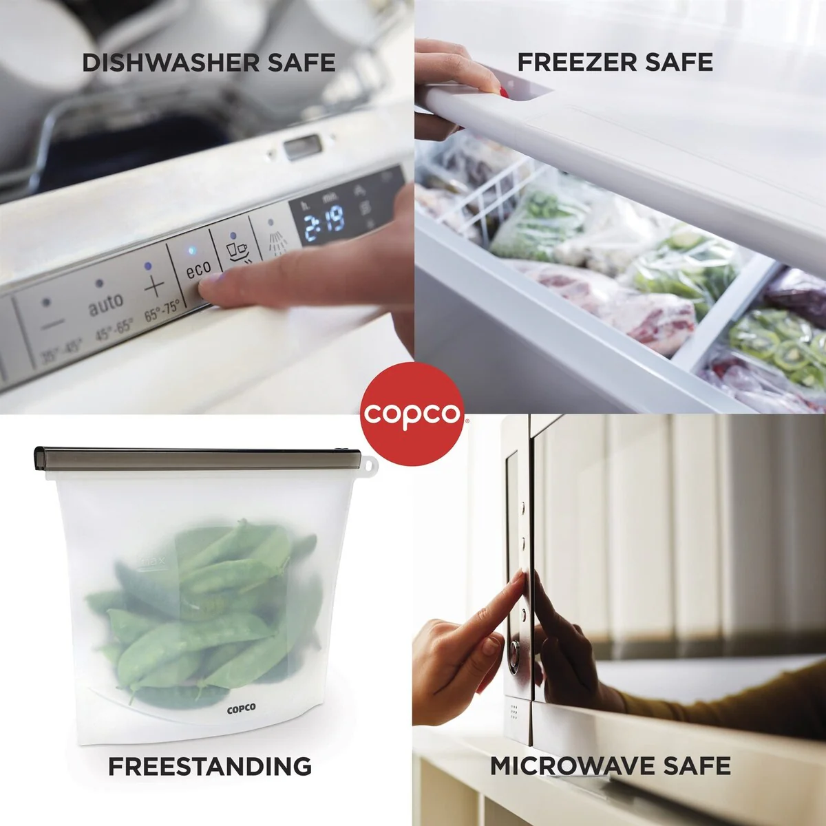 Copco Silicone Food Grade Reusable Storage Bag