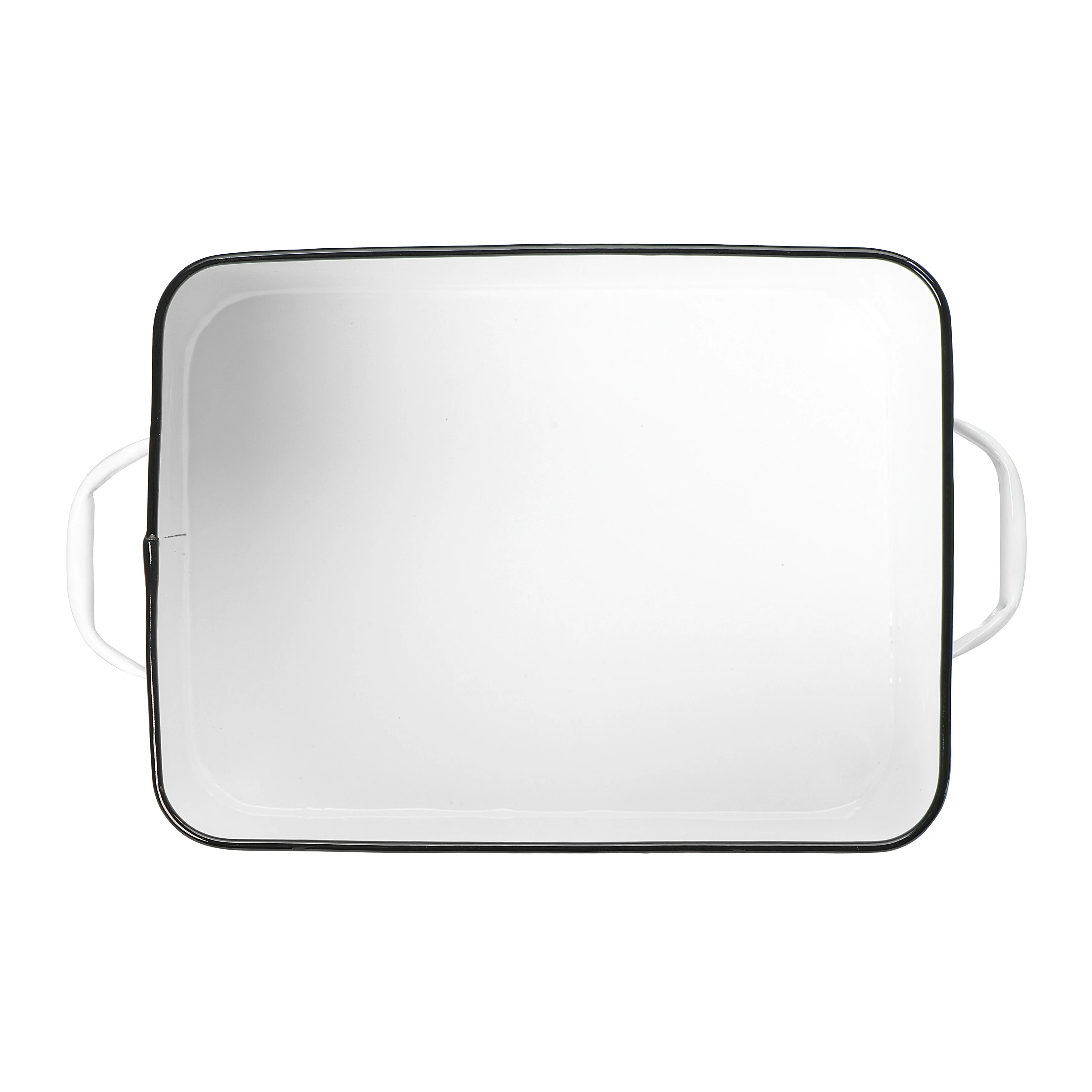 Enameled Metal First Aid Box with Lid and Swiss Cross