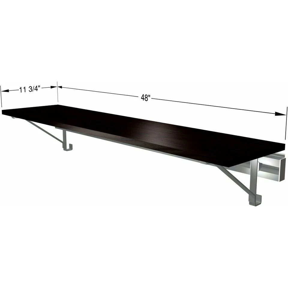 arrange a SPACE RCSS12 Single Wall Mounted Shelf (SHELF ONLY - no hang)