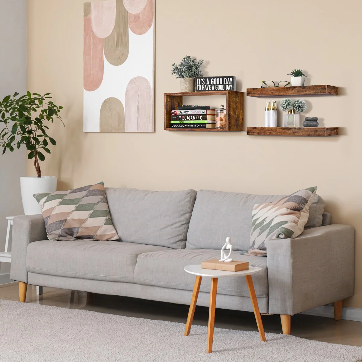 Sorbus Floating Shelves for Wall Set of 3 - 16
