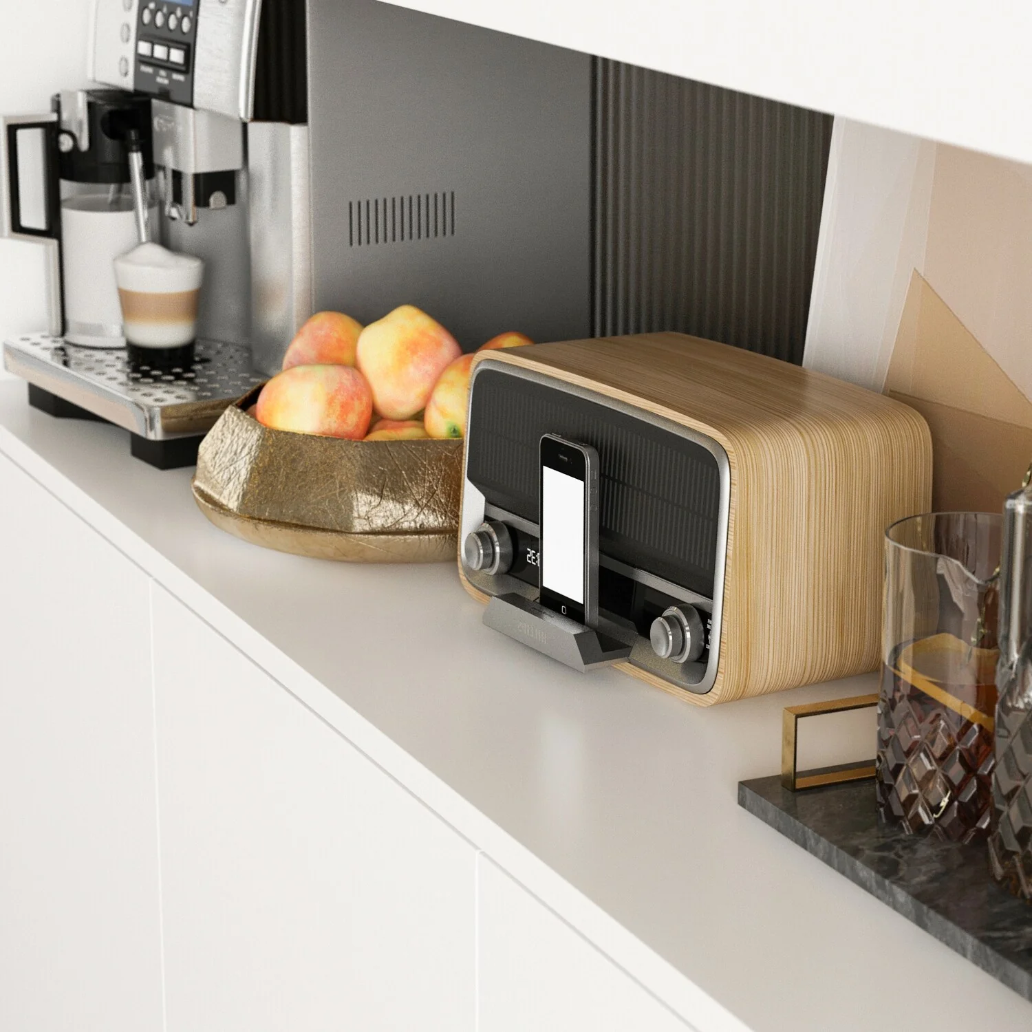 Combined BookShelves Kitchen Cabinet Display Cabinet Pantry Bookcase