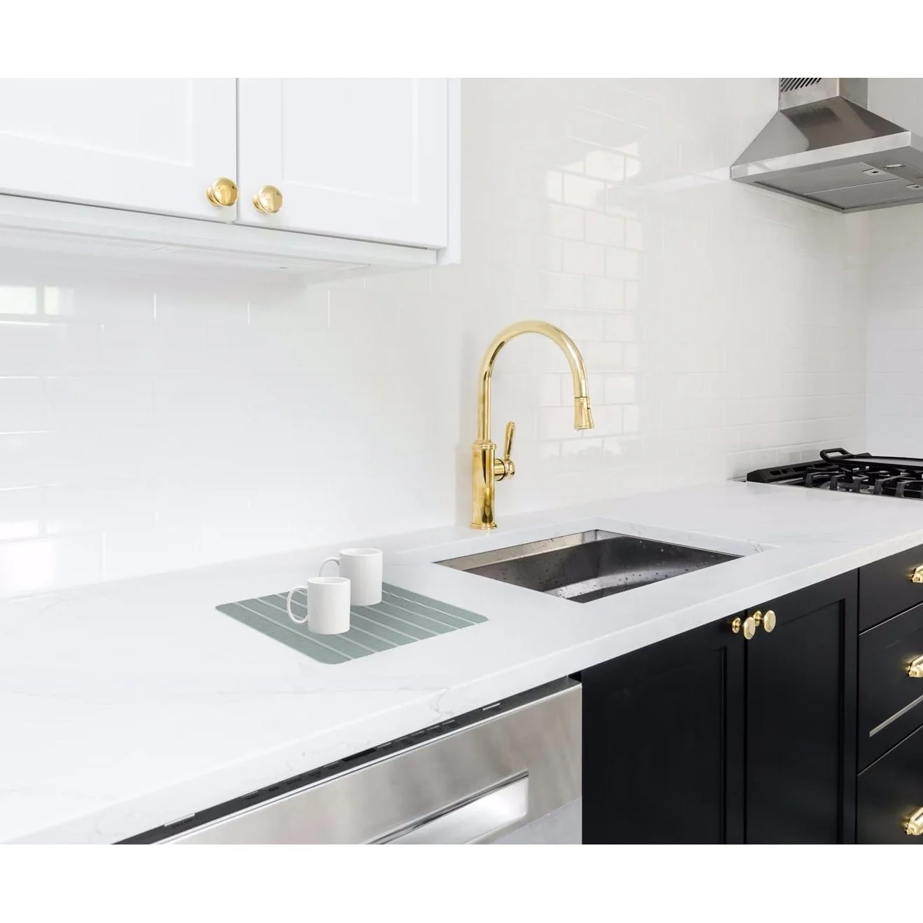 Super Absorbent Small Diatomite Stone Kitchen Drying Mat