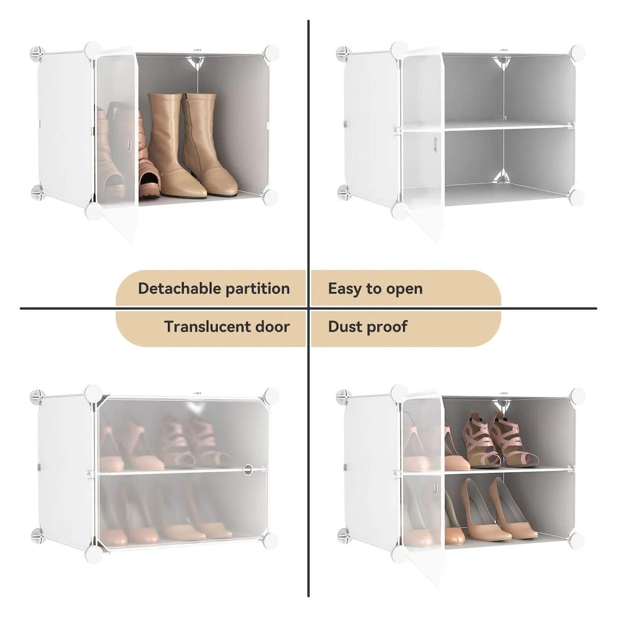 Entryway Modern Shoe Storage Rack, 48