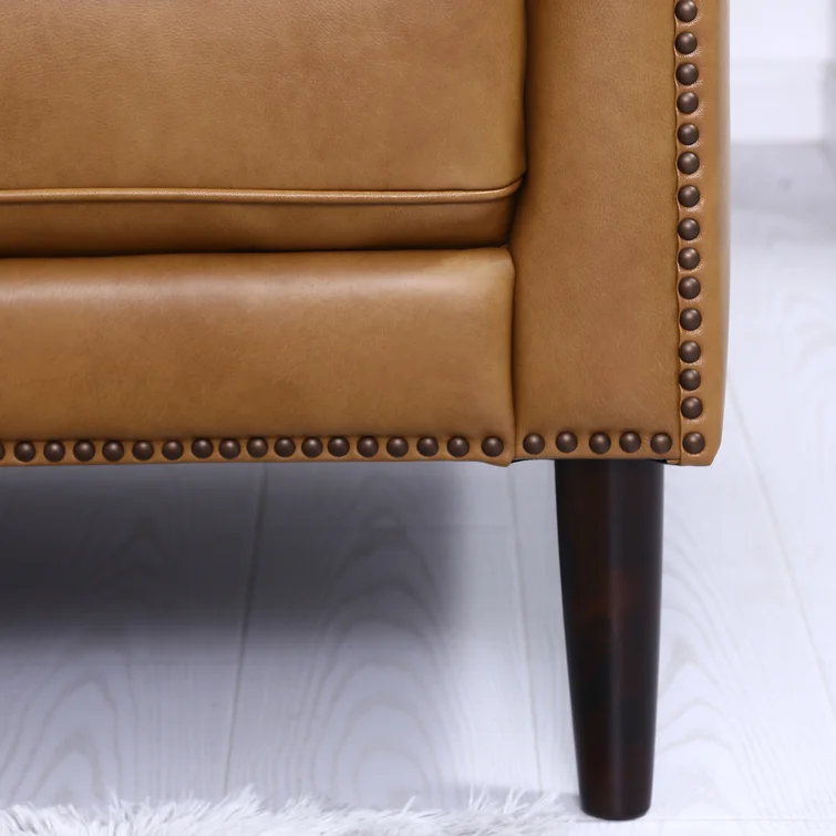Woodford 84.6'' Leather Sofa