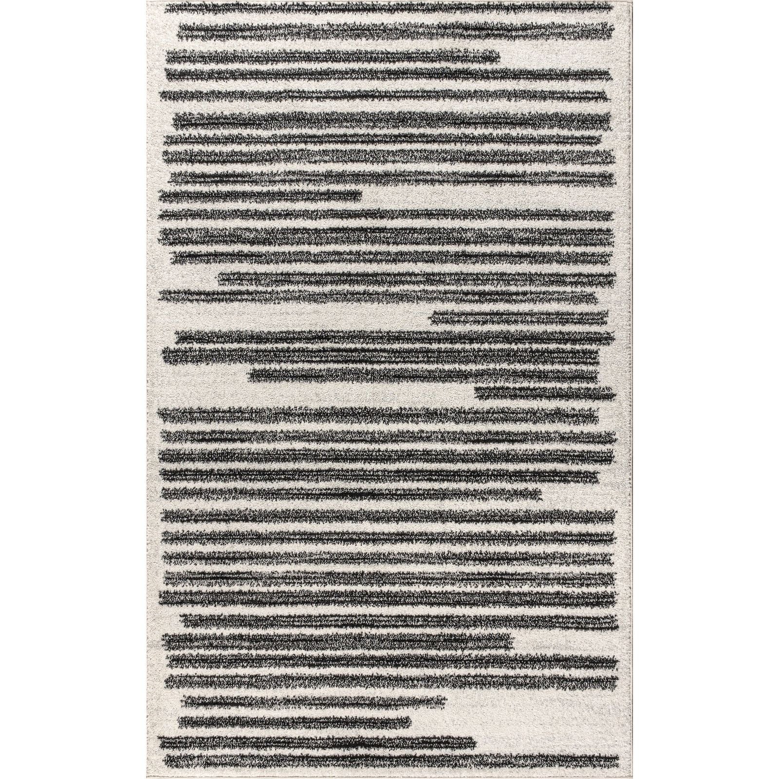 Khalil Modern Berber Stripe Area Rug