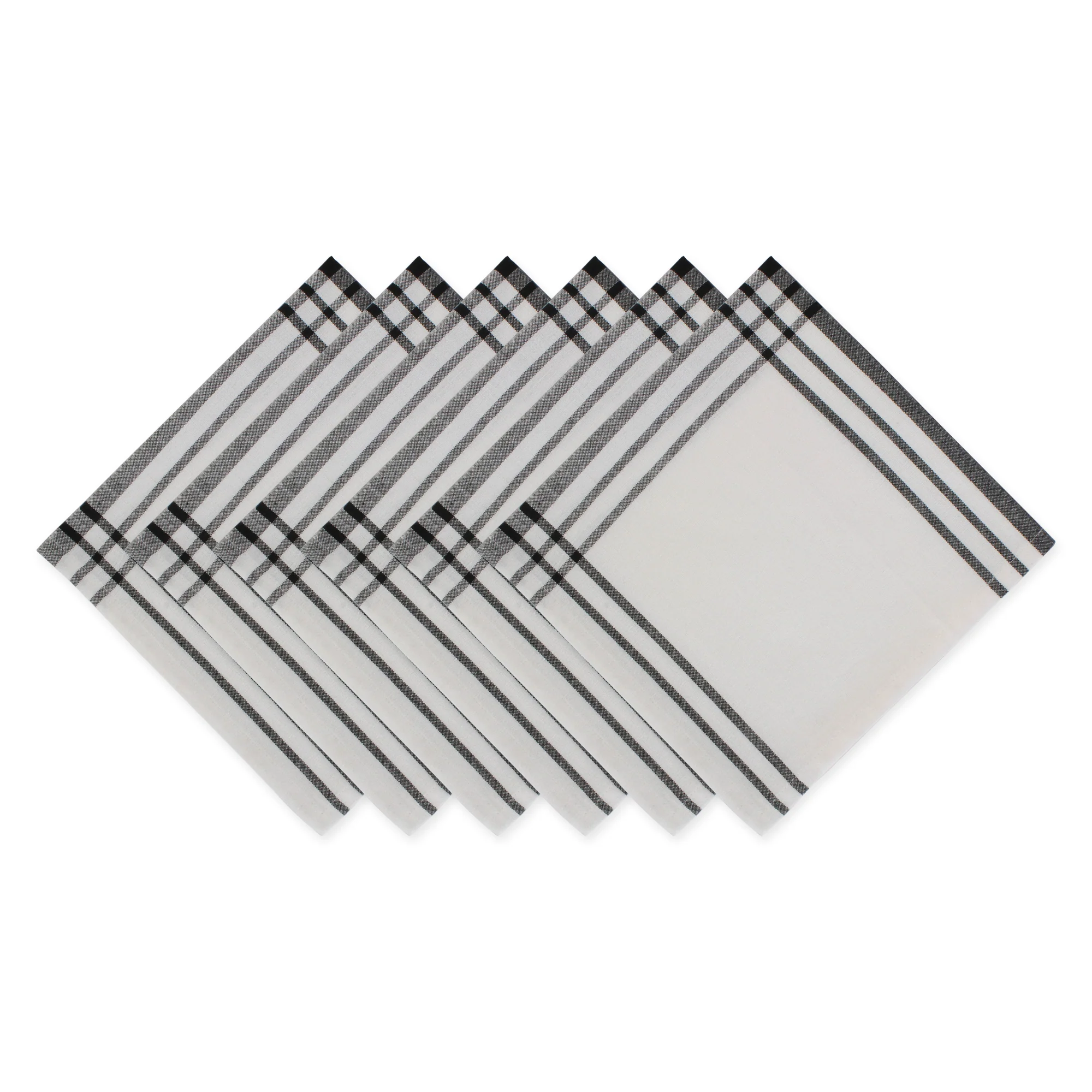 Black Home Sweet Farmhouse Napkin, Set of 6