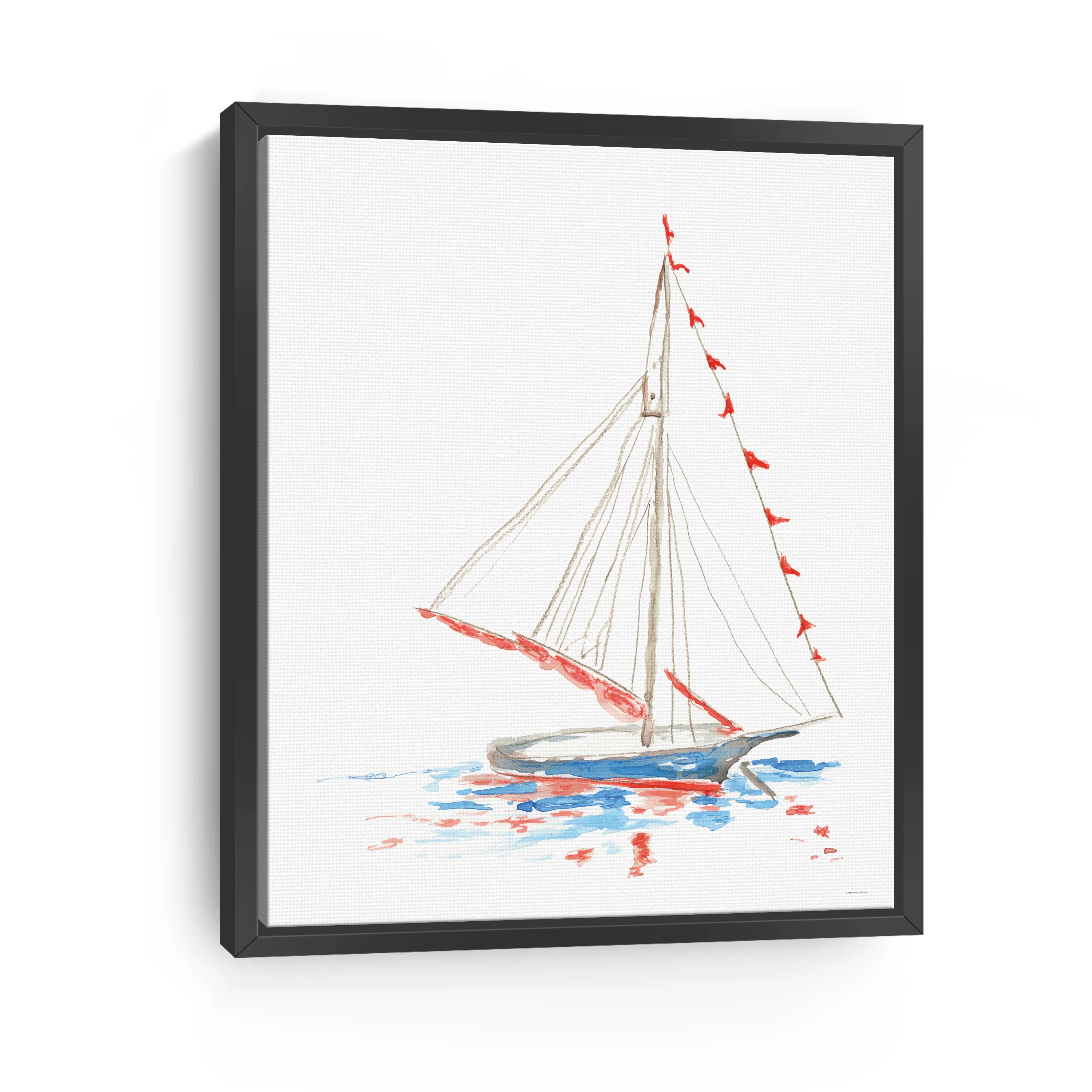 Boat Parade Canvas Giclee