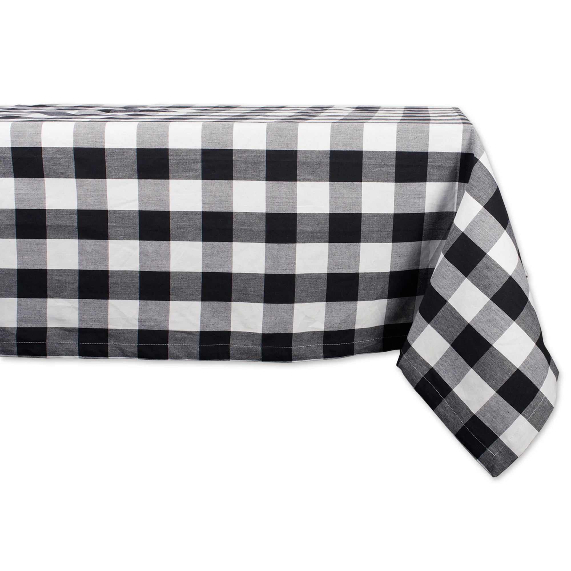 Black Buffalo Check Tablecloth