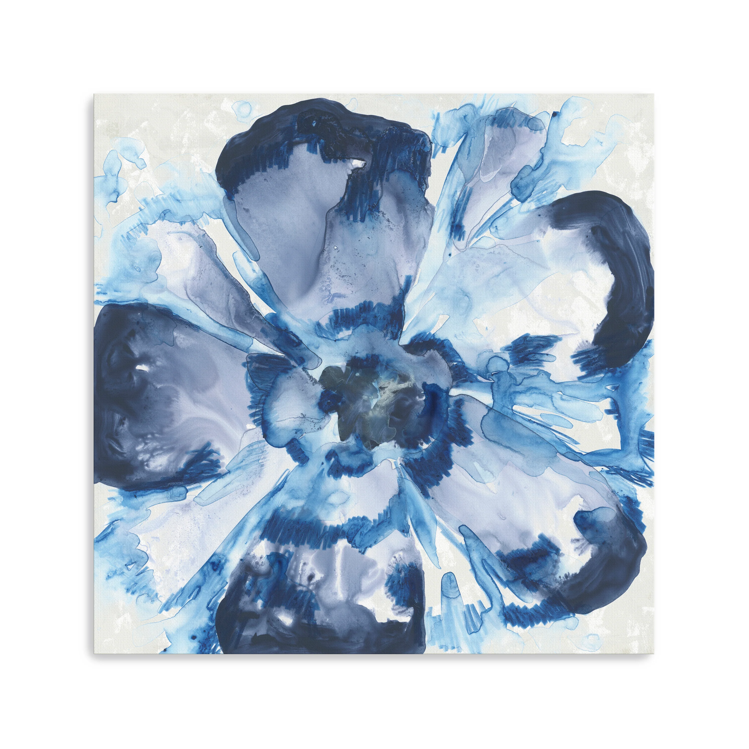 Blue Glass Flower I Canvas Giclee