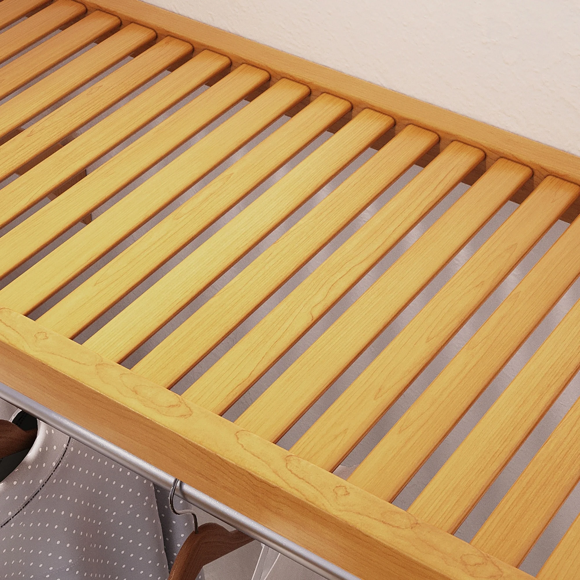 John Louis Home Solid Wood Walk-In Closet System with 5-Drawers