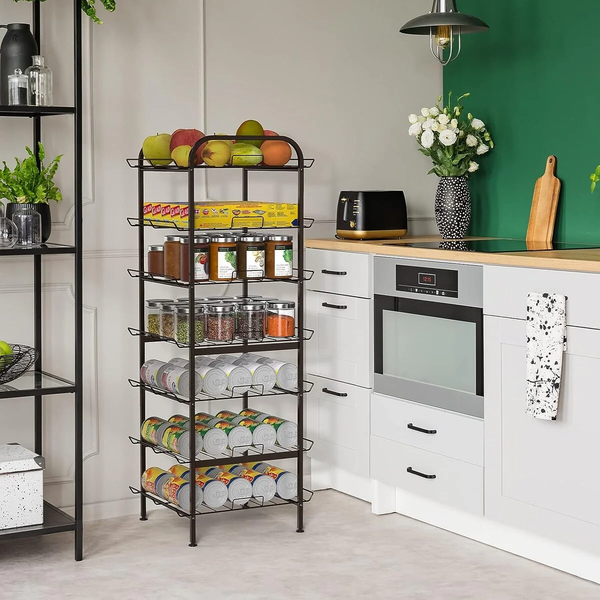 Water Bottle Organizer Vertical Free Standing Storage