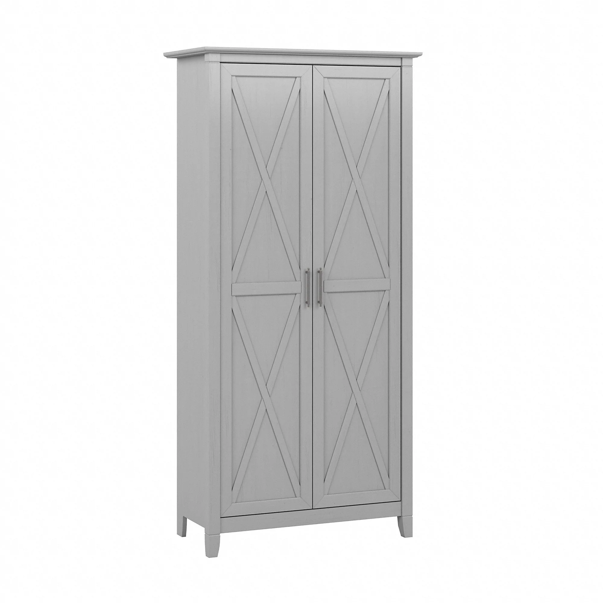 Key West Tall Kitchen Pantry Cabinet with Doors by Bush Furniture