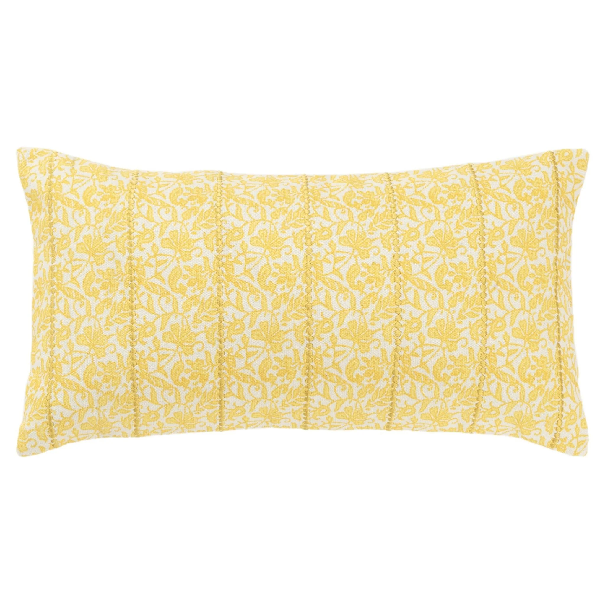 Botanical Pattern Lumbar Pillow