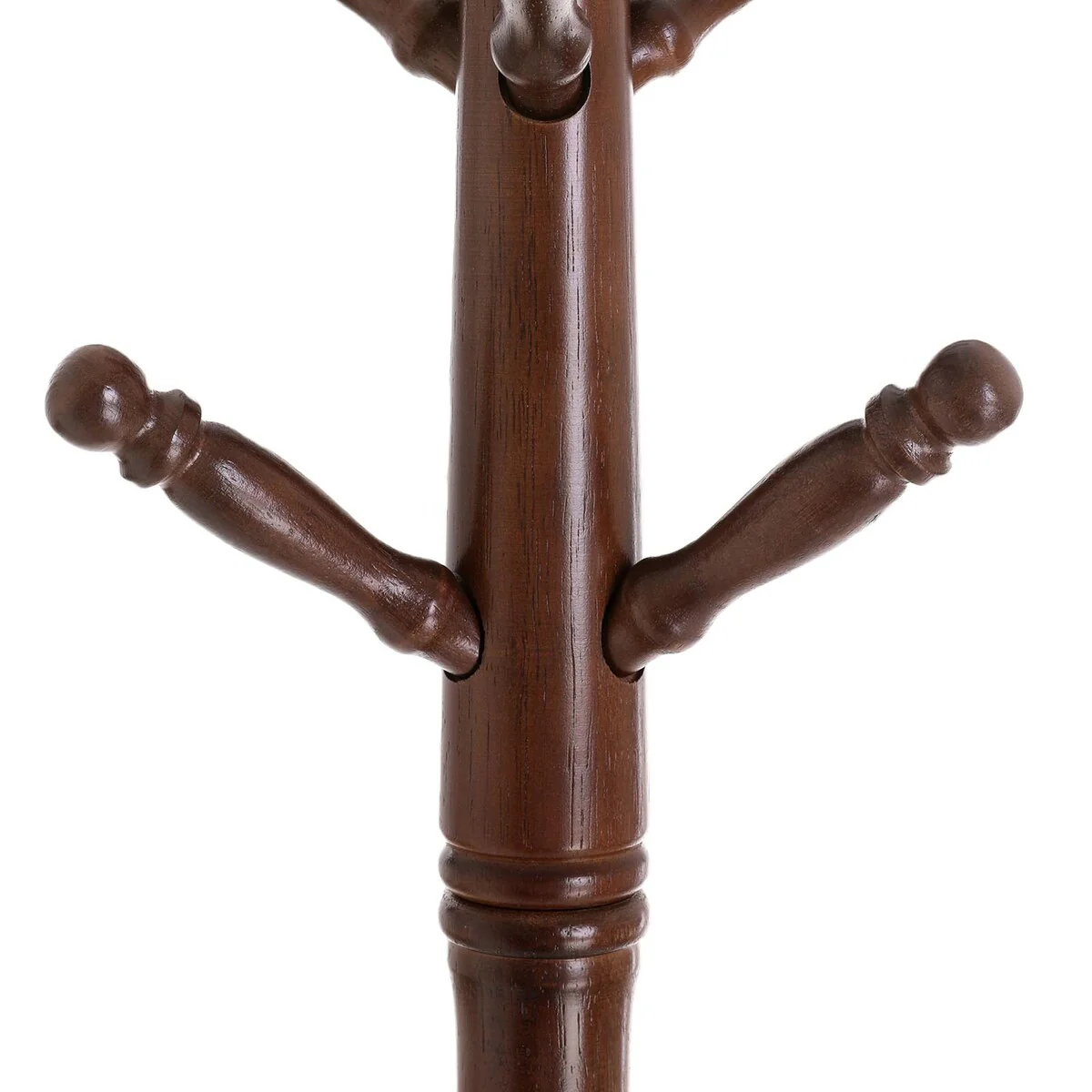 VASAGLE Coat Rack Free Standing, Wooden Hall Tree Coat Hat Tree Coat Hanger Holder Enterway with 10 Hooks