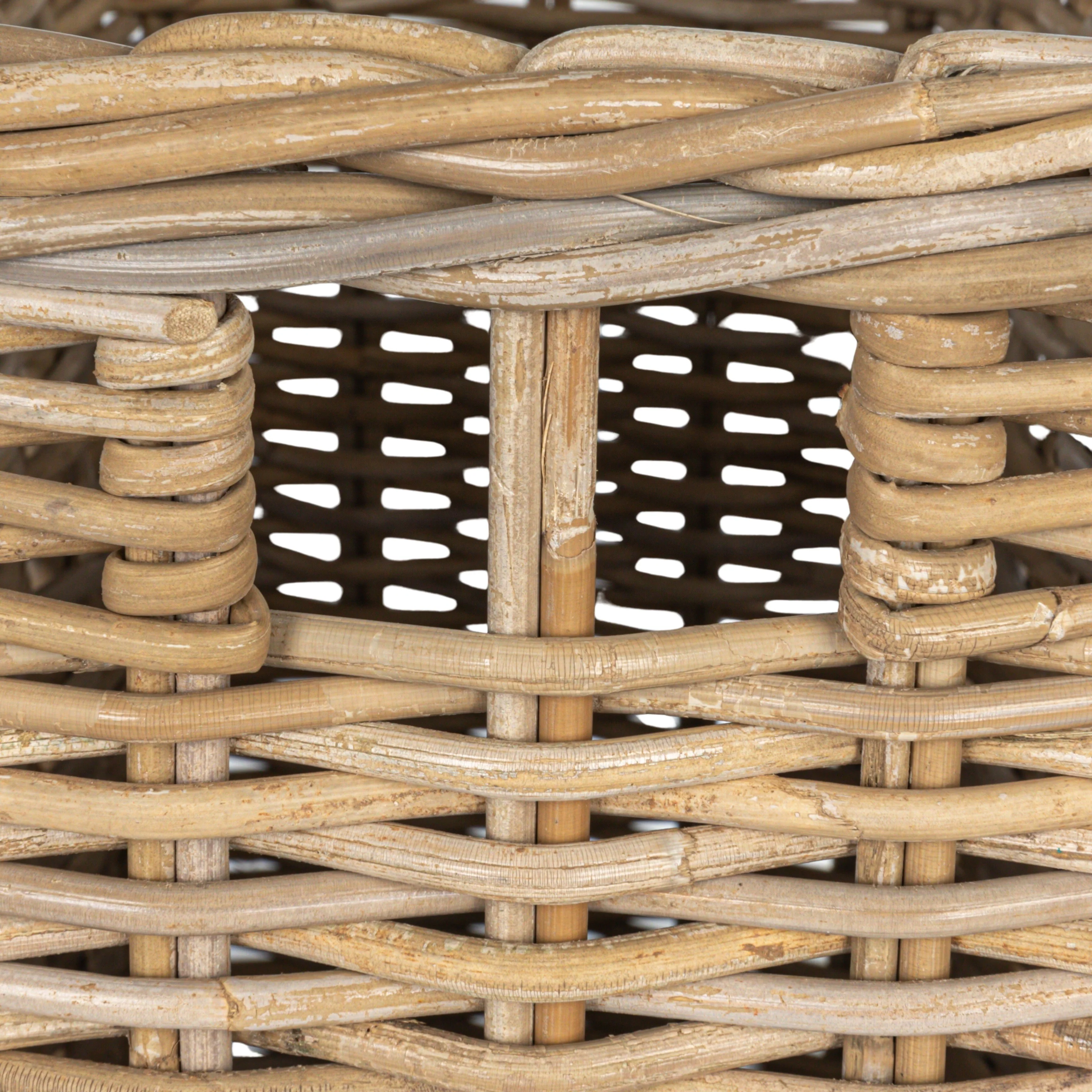 Woven Rattan Basket Storage