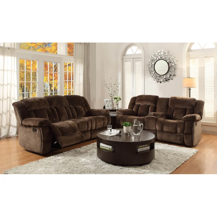 Ecklund 79'' Upholstered Reclining Loveseat