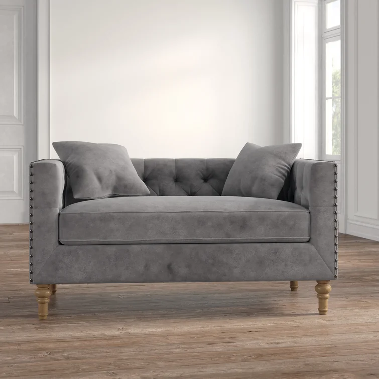 Herlinda 62'' Velvet Loveseat