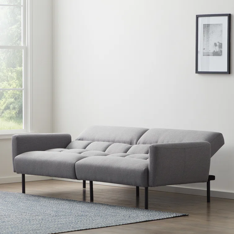 Ollie Futon Sofa Bed with Box Tufting