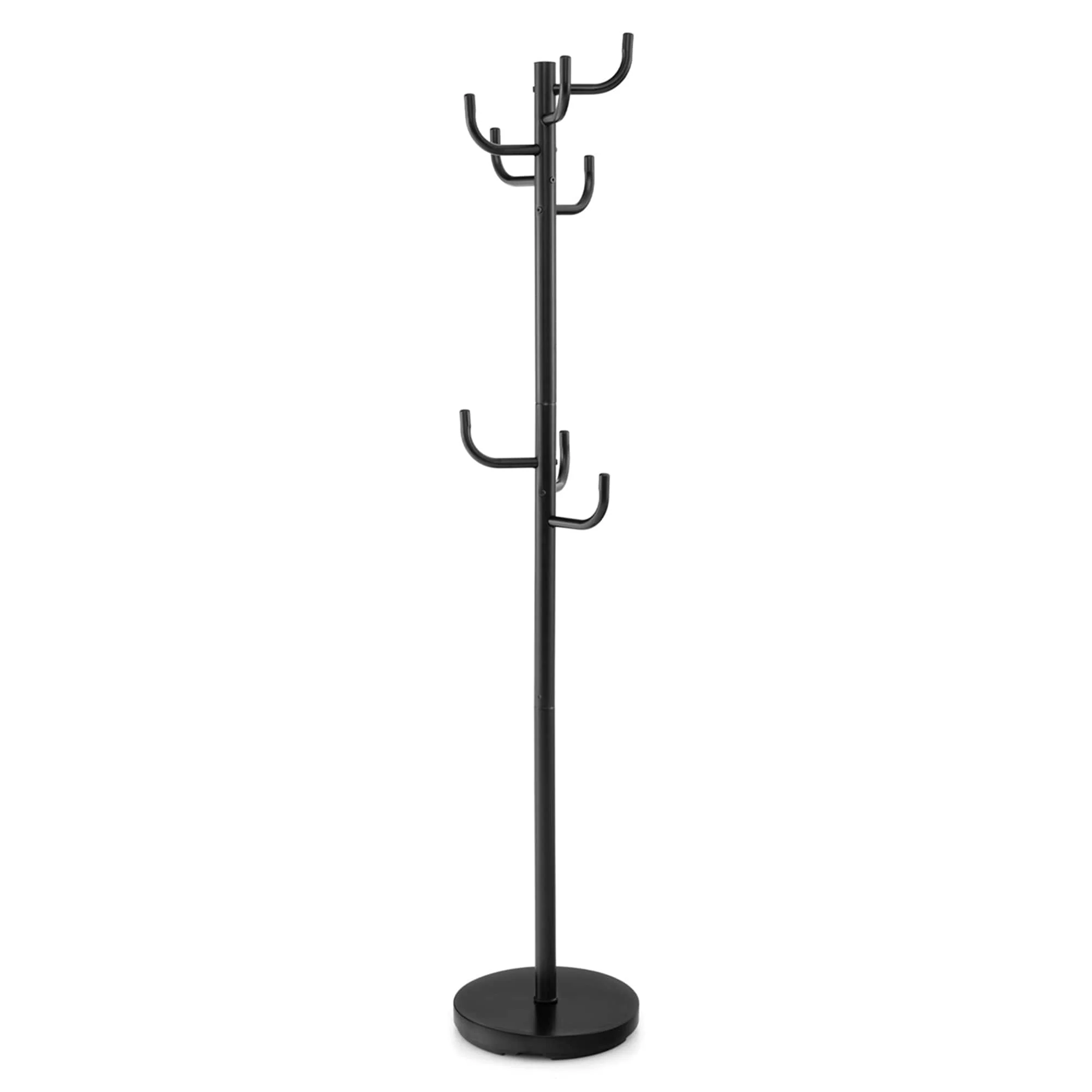 Costway Metal Coat Rack Hat Hanger Hooks Hall Entryway For Jacket