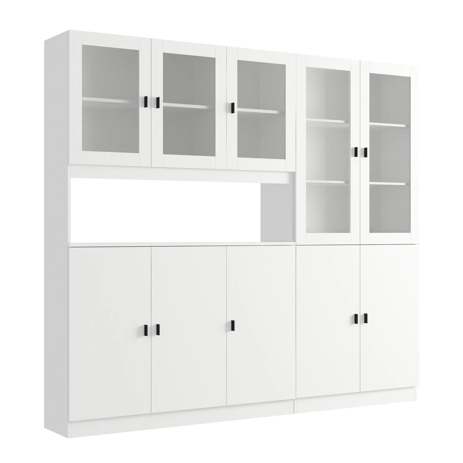 Combined BookShelves Kitchen Cabinet Display Cabinet Pantry Bookcase