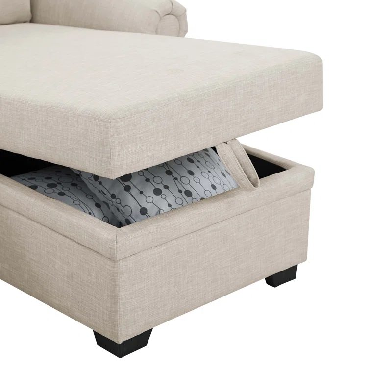 Rossignol 86'' Upholstered Sleeper Sofa