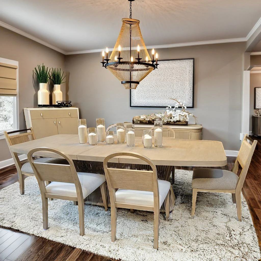 Rope Base Dining Table