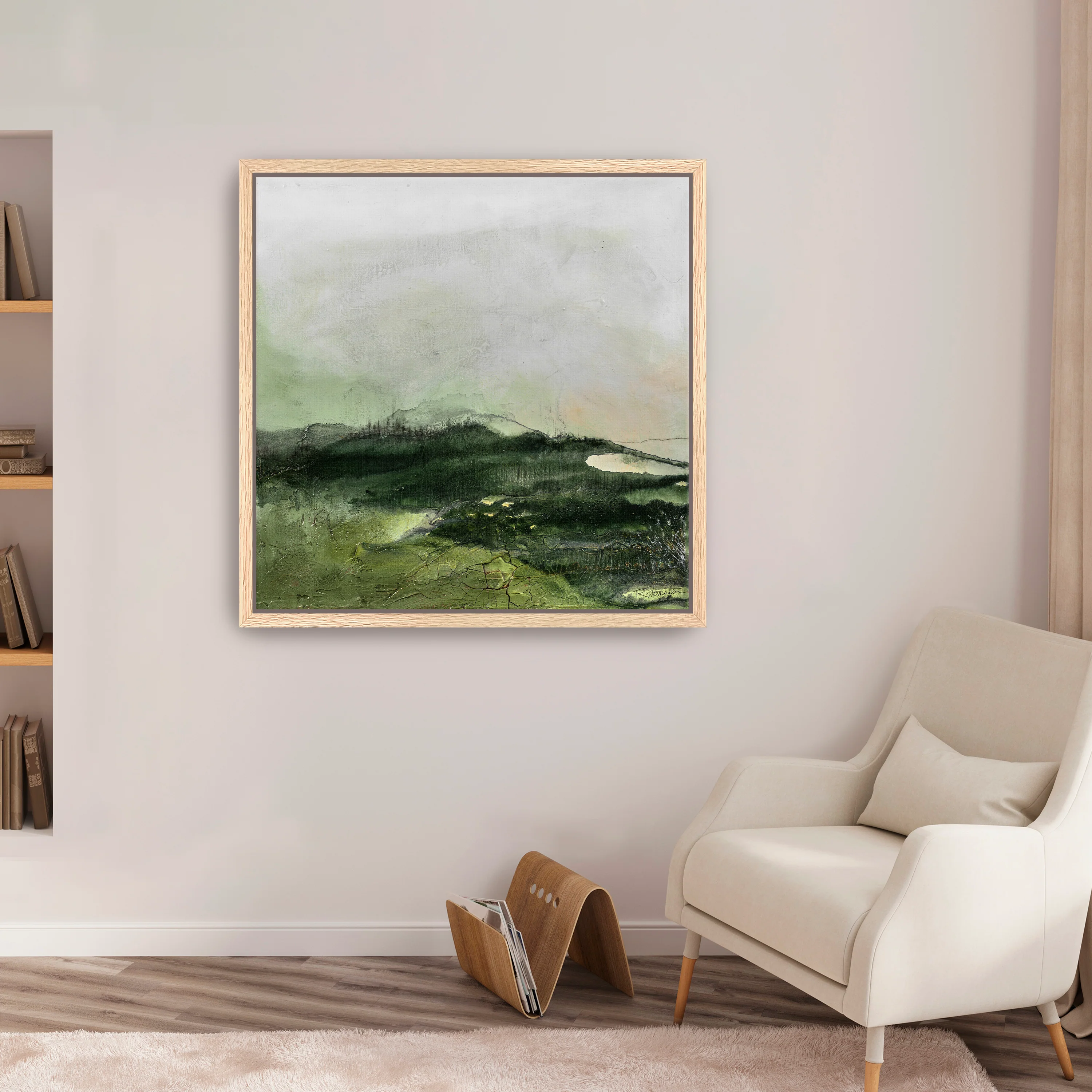 Distant Pines Canvas Giclee