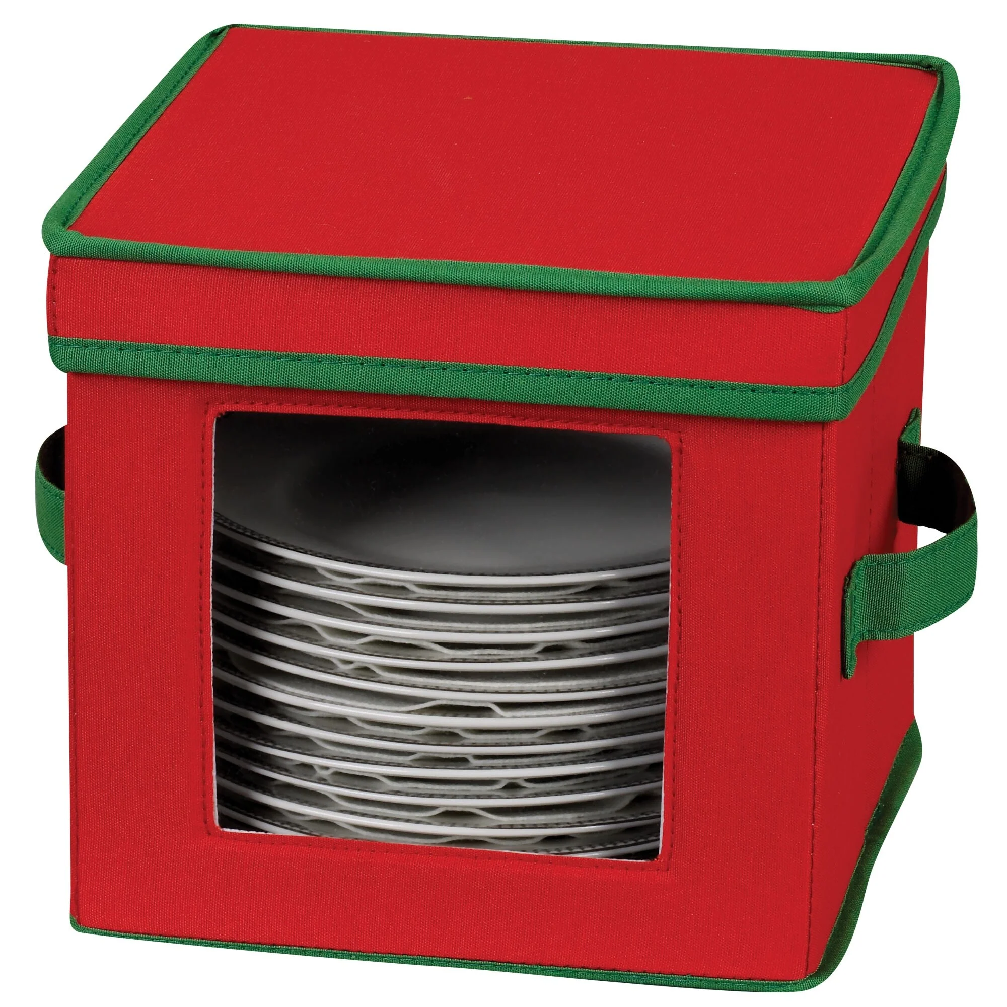 Household Essentials Holiday China Plate Storage Box
