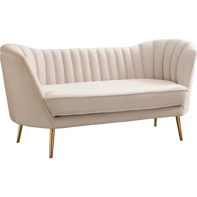 Tiberius 65'' Velvet Loveseat
